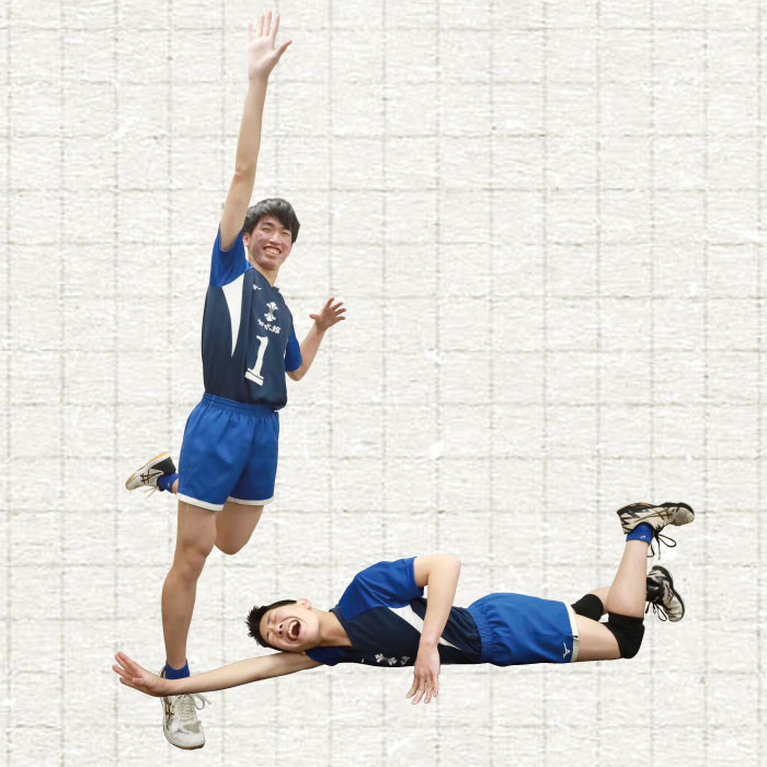 男子バレー部［高等学校］写真