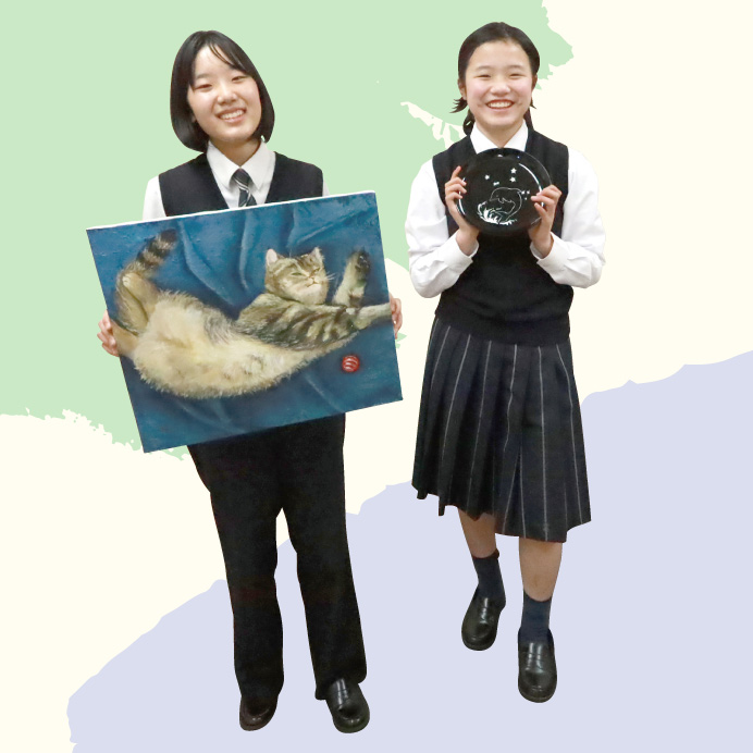 美術部［中学校］写真