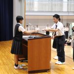 合唱コンクール、表彰式! 合唱コンクール、表彰式!